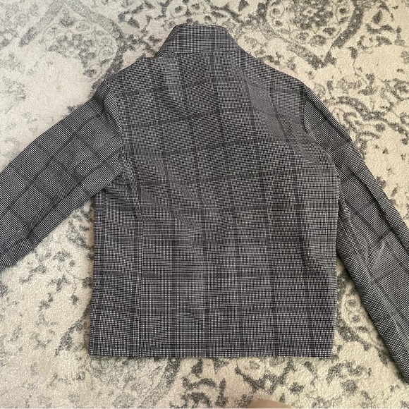 Zara Micro Houndstooth Zip Jacket - Picture 3 of 3